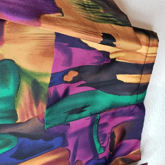 Vintage Richard Kristall Women's M Multi Colored Abstract Blazer(1766) - Picture 5 of 7